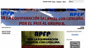 What Apfp.es website looked like in 2018 (6 years ago)