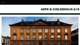 What Arpekjeldsholm.dk website looked like in 2018 (6 years ago)