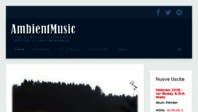 What Ambientmusic.it website looked like in 2018 (6 years ago)