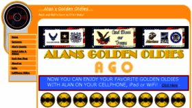 What Alansgoldenoldies.com website looked like in 2018 (6 years ago)