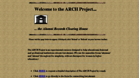 What Arch.org website looked like in 2018 (6 years ago)