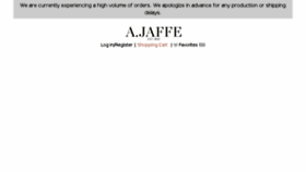 What Ajaffe.com website looked like in 2018 (6 years ago)