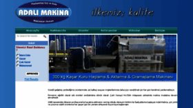 What Adalimakina.com website looked like in 2018 (6 years ago)