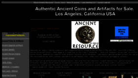 What Ancientresource.com website looked like in 2018 (6 years ago)