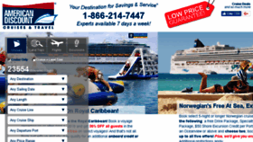 What Americandiscountcruises.com website looked like in 2018 (6 years ago)