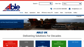 What Ableuk.com website looked like in 2018 (6 years ago)