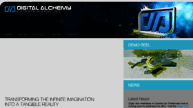What Alchemyentertainment.com website looked like in 2018 (6 years ago)
