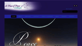 What Aplaceofpeace.org website looked like in 2018 (6 years ago)