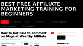 What Affiliatemarketingtrainings.org website looked like in 2018 (7 years ago)