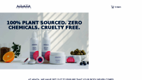 What Arata.in website looked like in 2018 (7 years ago)