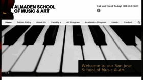 What Almadenschool.com website looked like in 2018 (6 years ago)