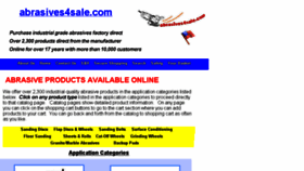 What Abrasives4sale.com website looked like in 2018 (6 years ago)