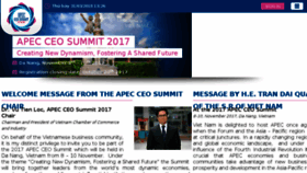 What Apecceosummit2017.com.vn website looked like in 2018 (6 years ago)