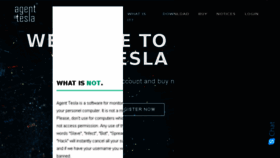 What Agenttesla.com website looked like in 2018 (6 years ago)