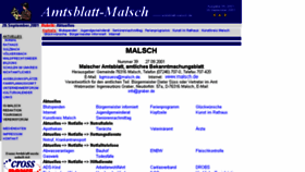What Amtsblatt-malsch.de website looked like in 2018 (6 years ago)