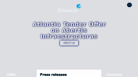 What Atlantia.com website looked like in 2018 (6 years ago)