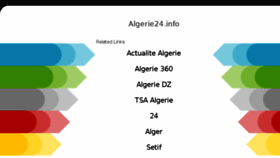 What Algerie24.info website looked like in 2018 (6 years ago)