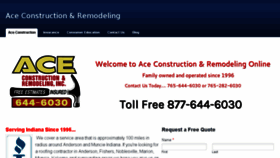What Aceconstructiononline.com website looked like in 2018 (6 years ago)
