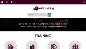 What Aku.training website looked like in 2018 (6 years ago)