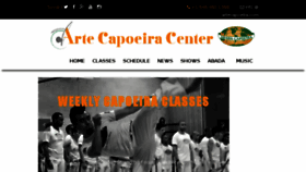 What Artecapoeira.com website looked like in 2018 (6 years ago)