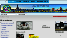 What Arpsm.fr website looked like in 2018 (6 years ago)
