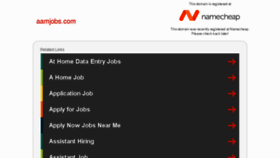 What Aamjobs.com website looked like in 2018 (6 years ago)