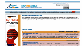 What Actuafreearticles.com website looked like in 2018 (6 years ago)
