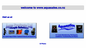 What Aquasales.co.nz website looked like in 2018 (6 years ago)
