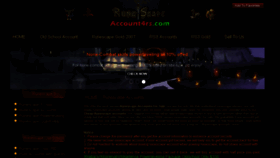 What Account4rs.com website looked like in 2018 (6 years ago)
