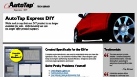 What Autotap.com website looked like in 2018 (7 years ago)