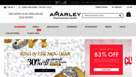 What Amarley.com website looked like in 2018 (6 years ago)