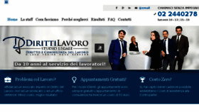 What Avvocatodellavoromilano.it website looked like in 2018 (6 years ago)