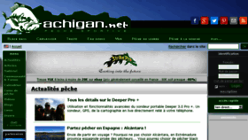 What Achigan.net website looked like in 2018 (6 years ago)