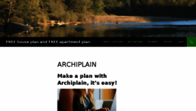 What Archiplain.com website looked like in 2018 (6 years ago)