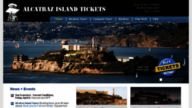 What Alcatrazislandtickets.com website looked like in 2018 (6 years ago)
