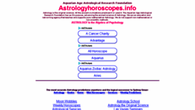 What Astrologyhoroscopes.info website looked like in 2018 (6 years ago)