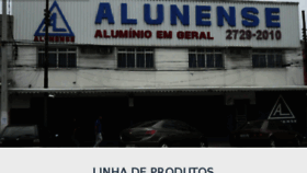 What Alunense.com.br website looked like in 2018 (6 years ago)