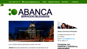 What Abanca.es website looked like in 2018 (6 years ago)