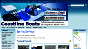 What Actioncraftboatparts.com website looked like in 2018 (6 years ago)
