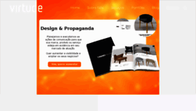 What Agenciavirtude.com.br website looked like in 2018 (6 years ago)