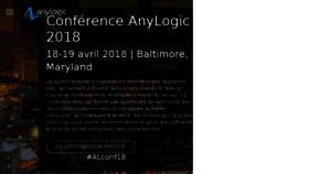 What Anylogic.fr website looked like in 2018 (6 years ago)