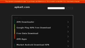 What Apkart.com website looked like in 2018 (6 years ago)