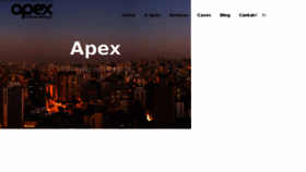 What Apexagencia.com.br website looked like in 2018 (6 years ago)