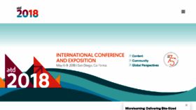 What Astdconference.com website looked like in 2018 (6 years ago)