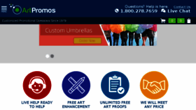 What Artpromos.com website looked like in 2018 (6 years ago)