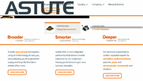 What Astute.global website looked like in 2018 (6 years ago)