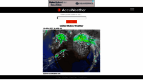What Acuweather.com website looked like in 2018 (6 years ago)
