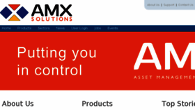 What Amxsolutions.co.uk website looked like in 2018 (6 years ago)