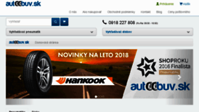 What Autoobuv.sk website looked like in 2018 (6 years ago)
