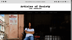 What Articlesofsociety.com website looked like in 2018 (6 years ago)